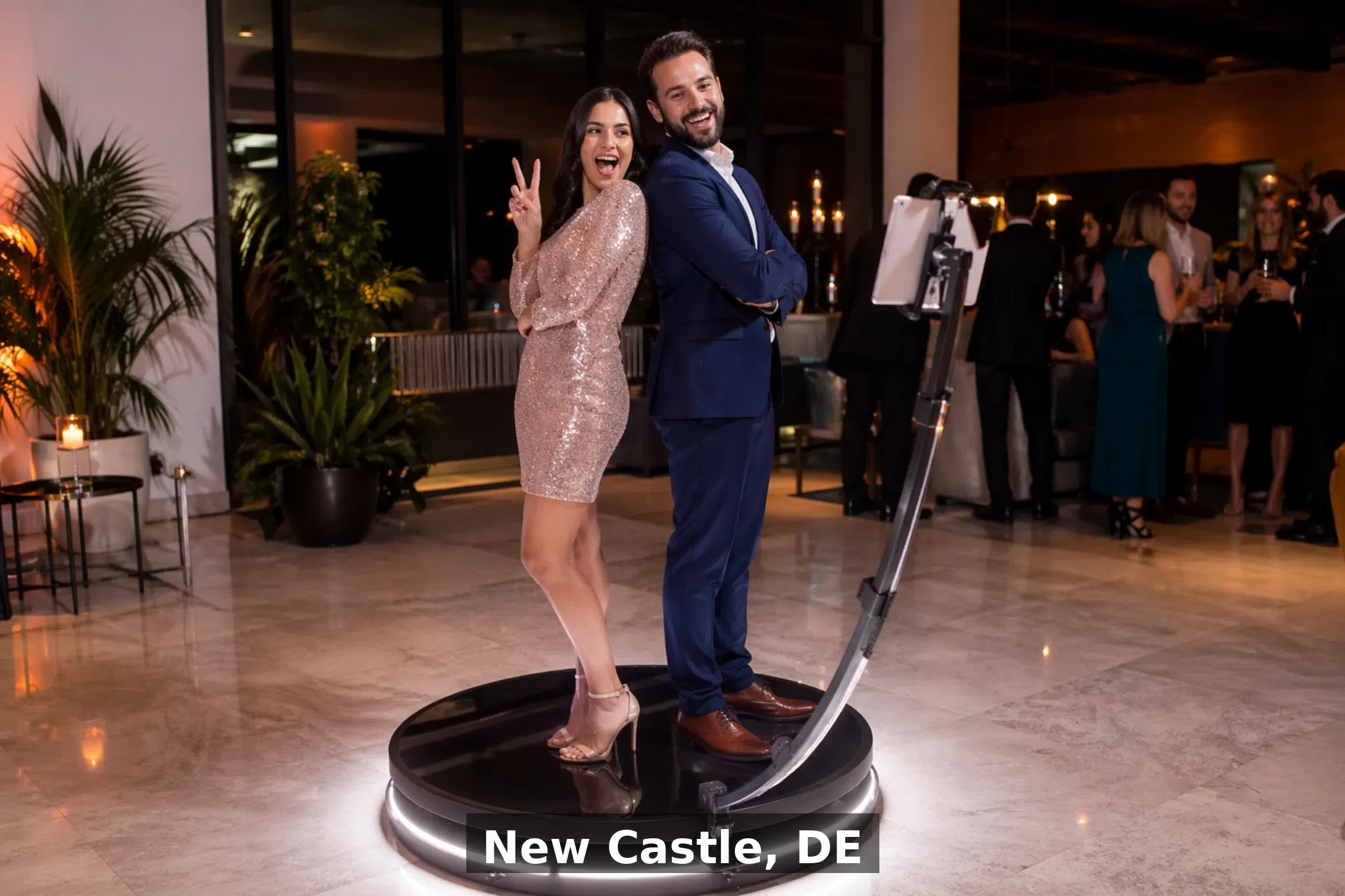 360 Photo Booth Rentals in New Castle, Delaware