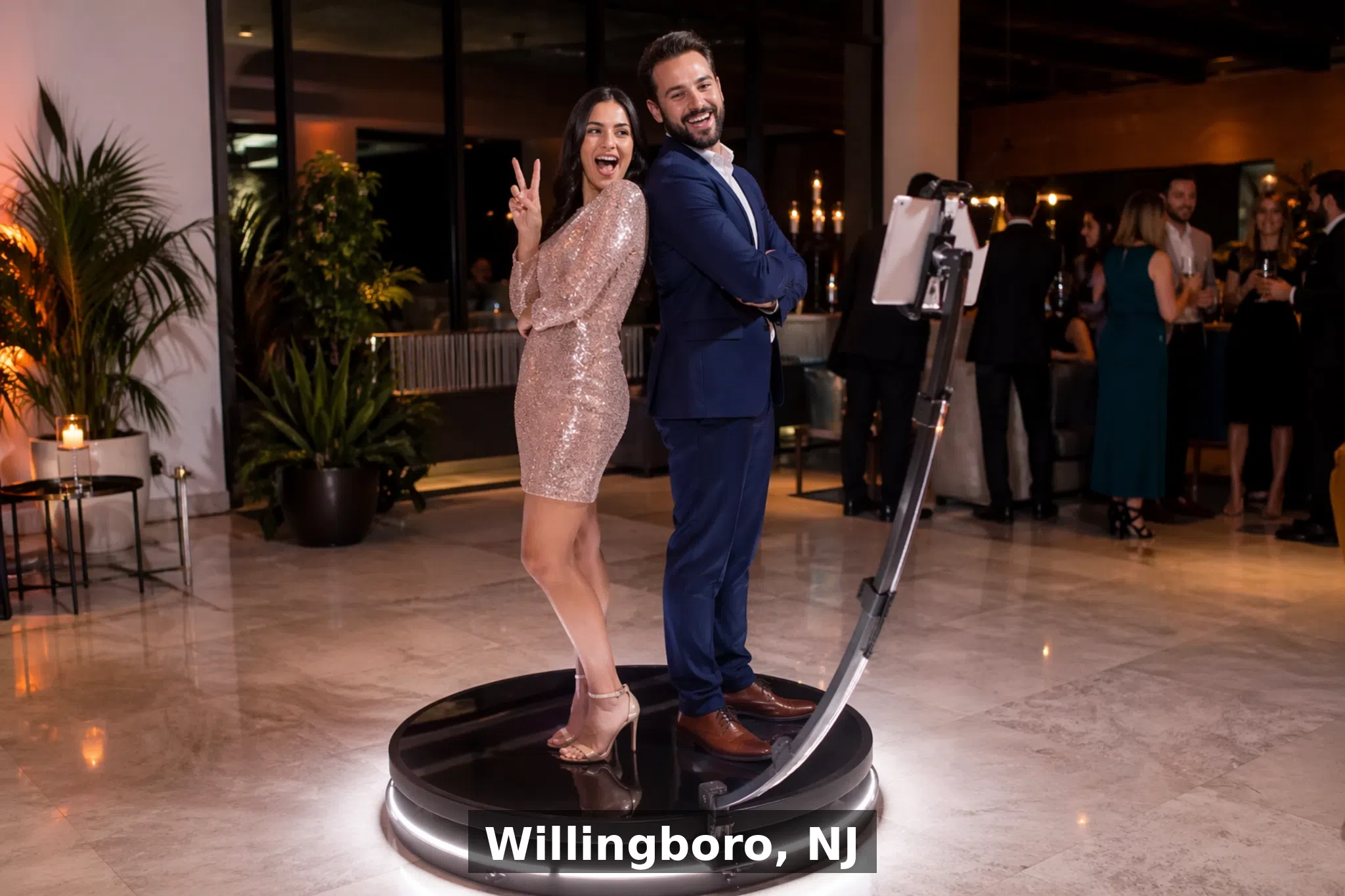 360 Photo Booth Rentals in Willingboro, New Jersey
