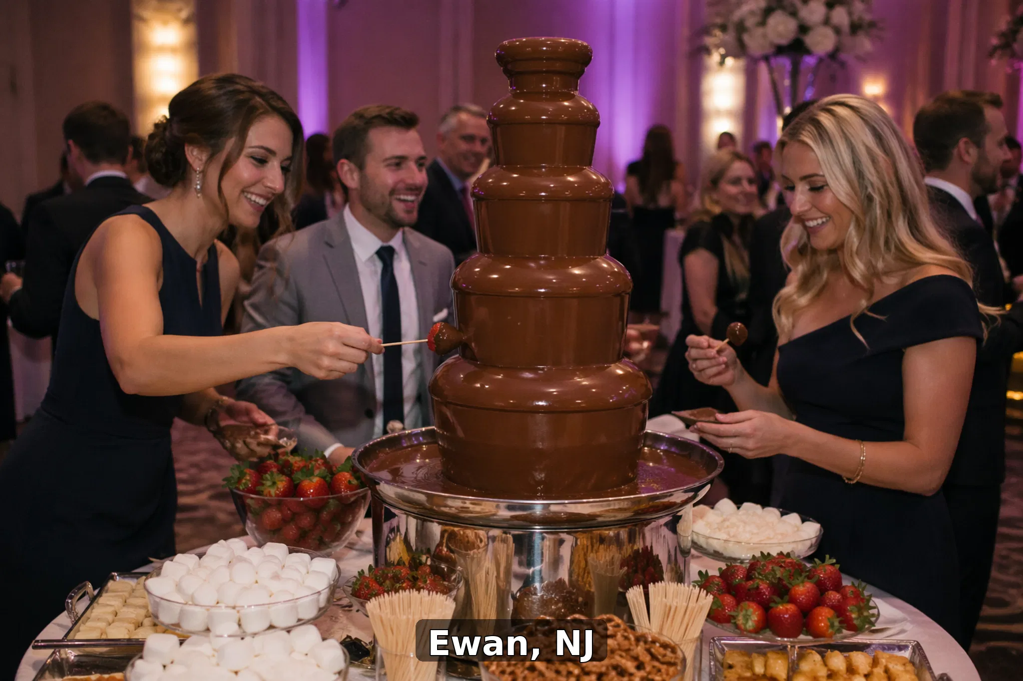 Chocolate Fountain Rentals in Ewan, New Jersey