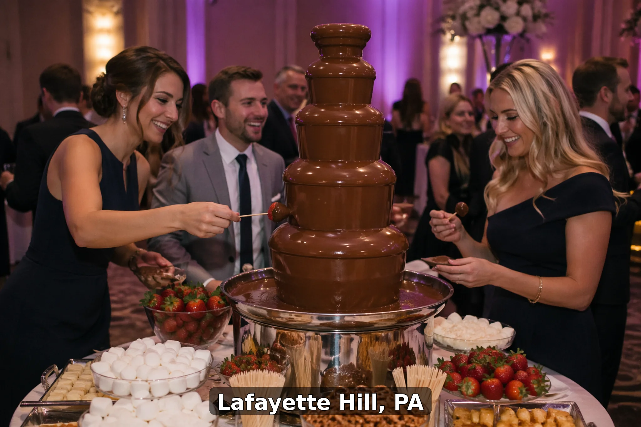Chocolate Fountain Rentals in Lafayette Hill, Pennsylvania