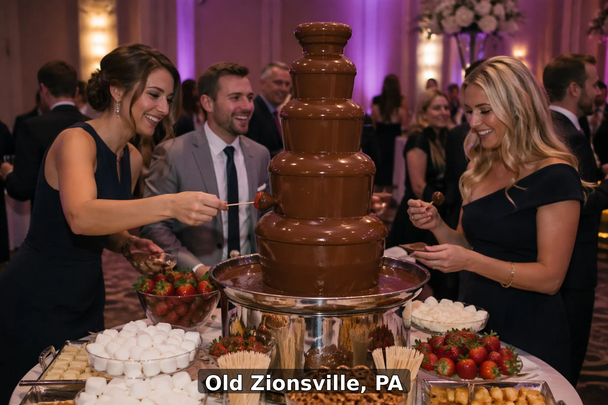 Chocolate Fountain Rentals in Old Zionsville, Pennsylvania