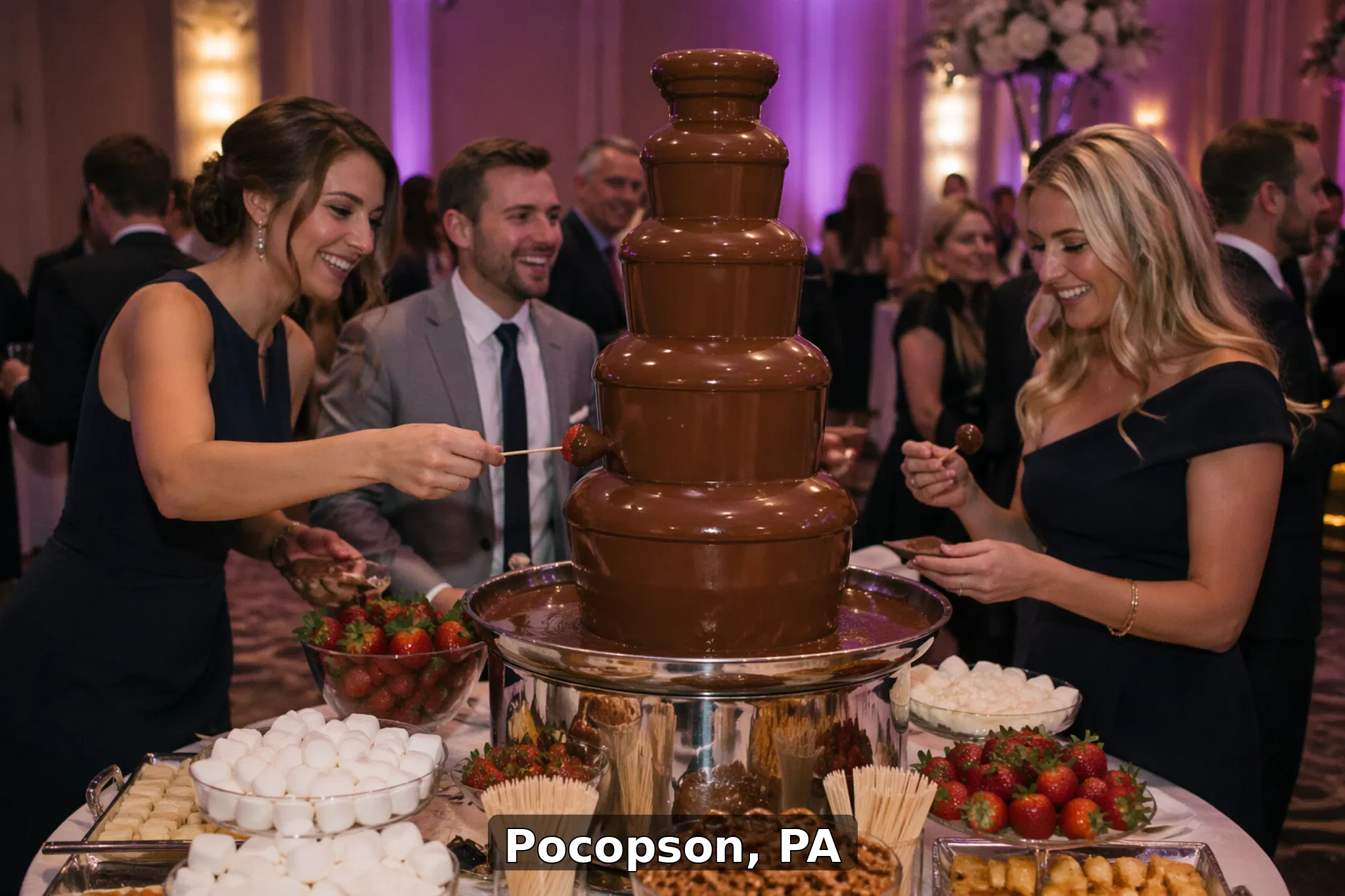 Chocolate Fountain Rentals in Pocopson, Pennsylvania