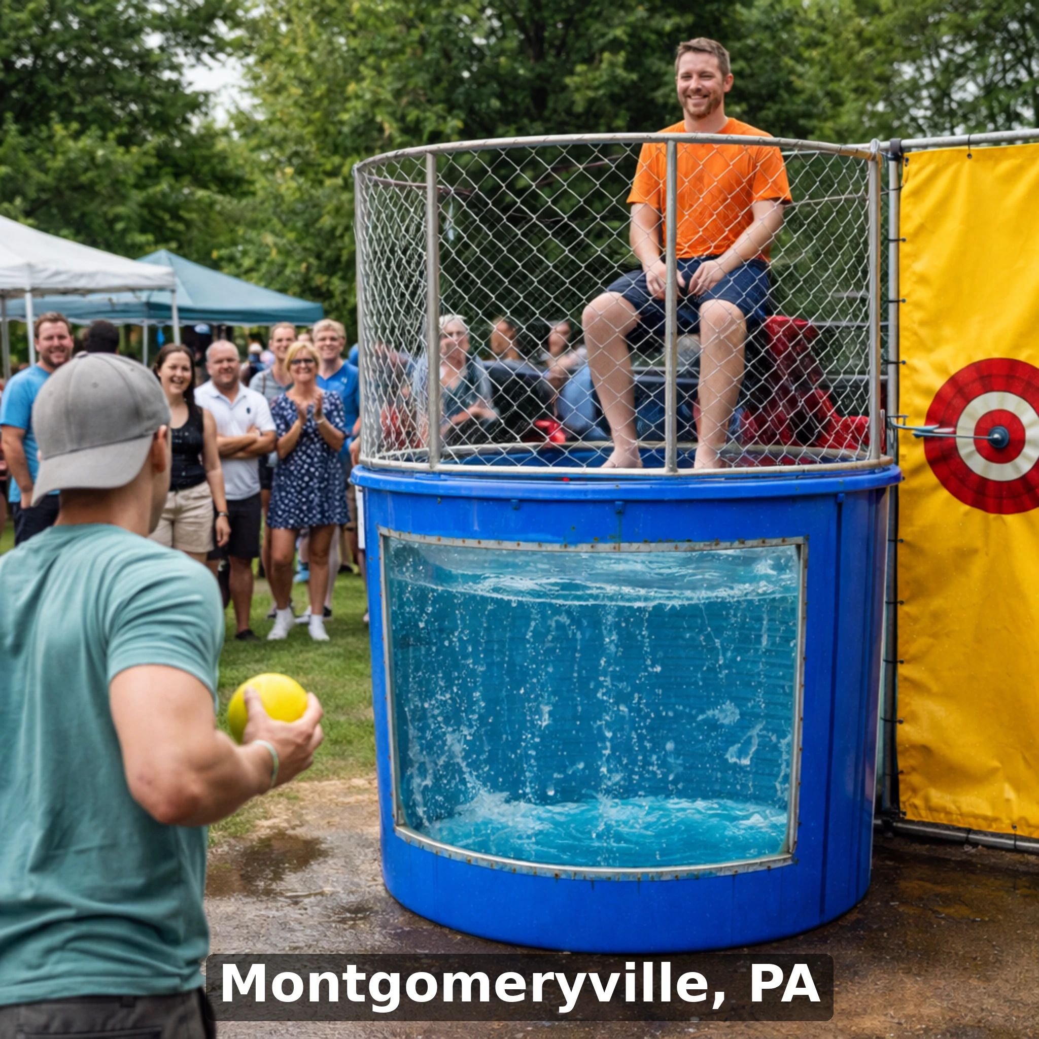 Dunk Tank Rentals in Montgomeryville, Pennsylvania
