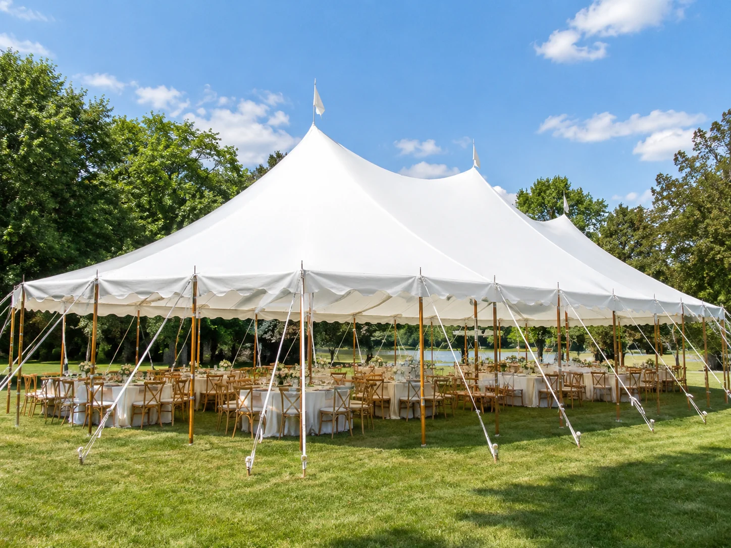 Tables tents linens and event rental support for Philadelphia catering events