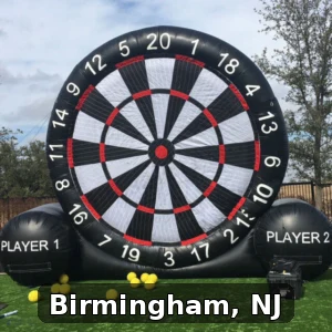 Giant Soccer Dart Rentals in Birmingham, New Jersey