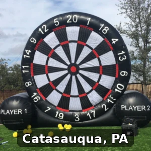 Giant Soccer Dart Rentals in Catasauqua, Pennsylvania