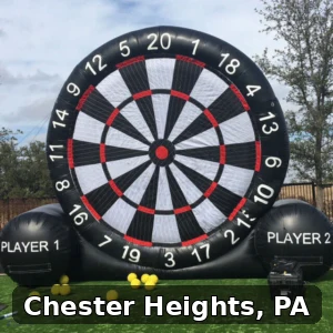 Giant Soccer Dart Rentals in Chester Heights, Pennsylvania