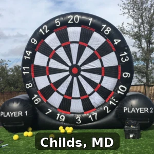 Giant Soccer Dart Rentals in Childs, Maryland