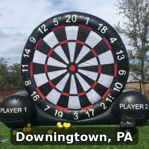Giant Soccer Dart Rentals in Downingtown, Pennsylvania