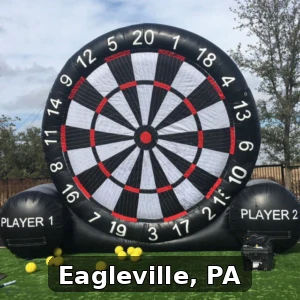 Giant Soccer Dart Rentals in Eagleville, Pennsylvania