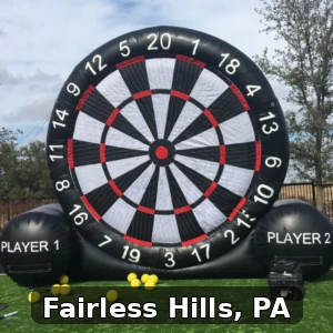Giant Soccer Dart Rentals in Fairless Hills, Pennsylvania