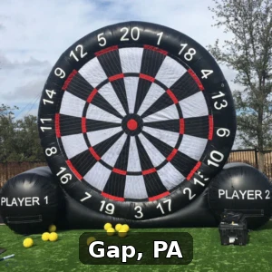 Giant Soccer Dart Rentals in Gap, Pennsylvania