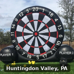 Giant Soccer Dart Rentals in Huntingdon Valley, Pennsylvania