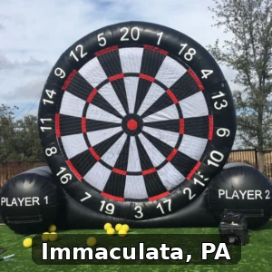 Giant Soccer Dart Rentals in Immaculata, Pennsylvania