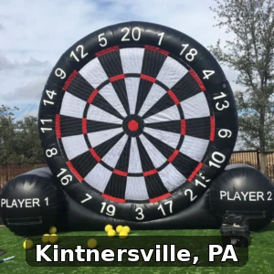 Giant Soccer Dart Rentals in Kintnersville, Pennsylvania
