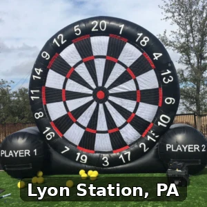 Giant Soccer Dart Rentals in Lyon Station, Pennsylvania