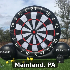 Giant Soccer Dart Rentals in Mainland, Pennsylvania