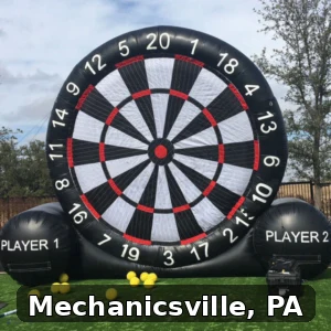 Giant Soccer Dart Rentals in Mechanicsville, Pennsylvania