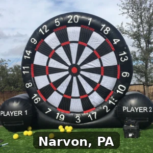 Giant Soccer Dart Rentals in Narvon, Pennsylvania