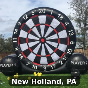 Giant Soccer Dart Rentals in New Holland, Pennsylvania