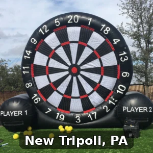 Giant Soccer Dart Rentals in New Tripoli, Pennsylvania