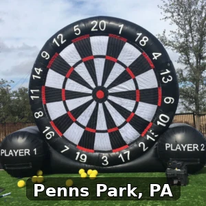 Giant Soccer Dart Rentals in Penns Park, Pennsylvania