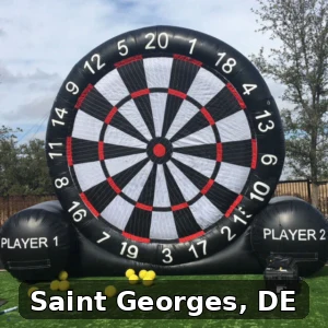Giant Soccer Dart Rentals in Saint Georges, Delaware