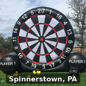 Giant Soccer Dart Rentals in Spinnerstown, Pennsylvania