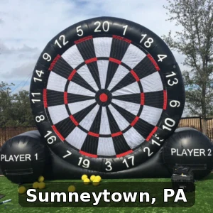 Giant Soccer Dart Rentals in Sumneytown, Pennsylvania