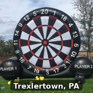 Giant Soccer Dart Rentals in Trexlertown, Pennsylvania