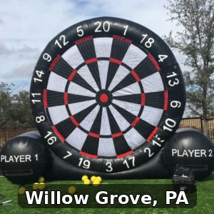 Giant Soccer Dart Rentals in Willow Grove, Pennsylvania