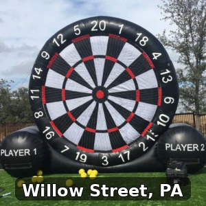 Giant Soccer Dart Rentals in Willow Street, Pennsylvania