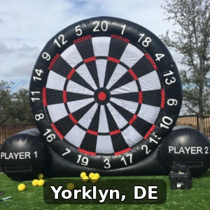 Giant Soccer Dart Rentals in Yorklyn, Delaware