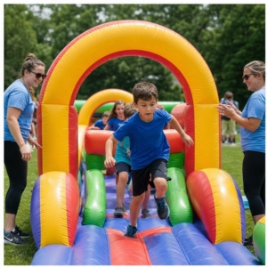 Lancaster school field day rentals hero image showing Party Pros East Coast rentals in Lancaster PA