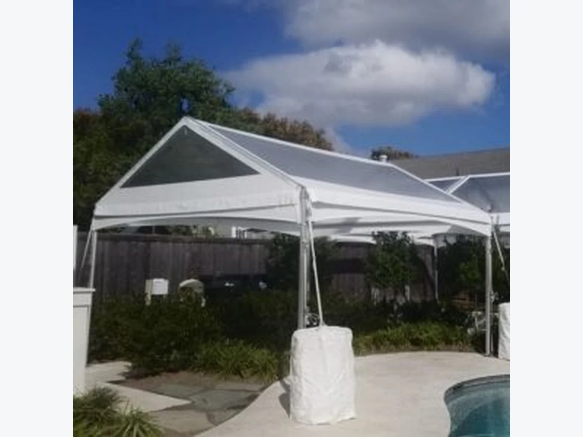 10 Clear Gable Frame Tent tent rentals option for Greenville, SC