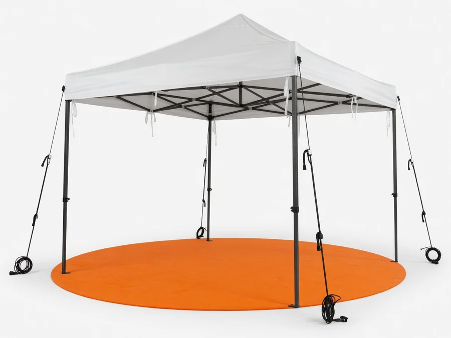 10x20 Pop-up Canopy (White) tent rentals option for Brunswick, ME