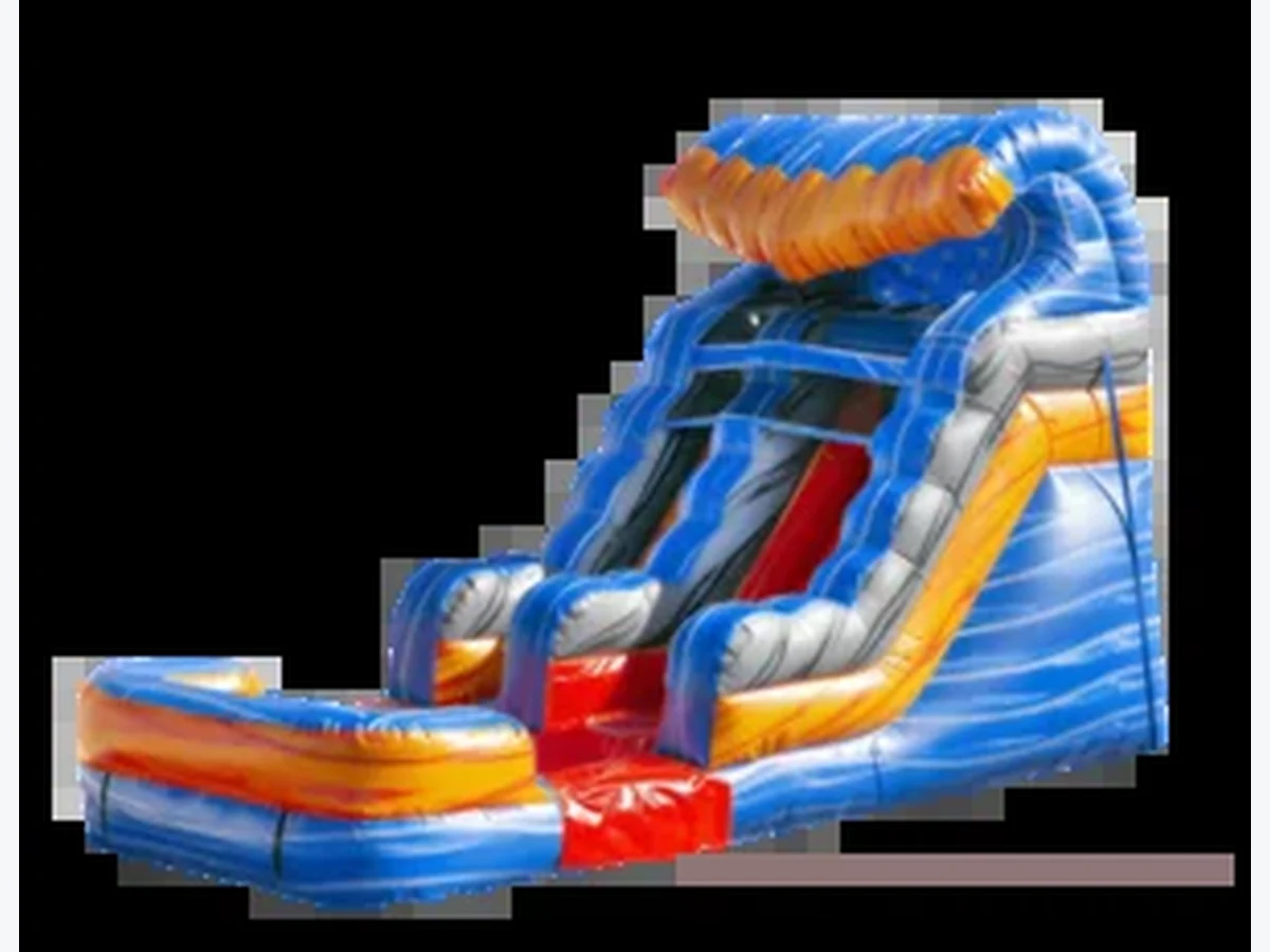 12' Mini Fireblast Tsunami water slide rentals option for Arlington, VA