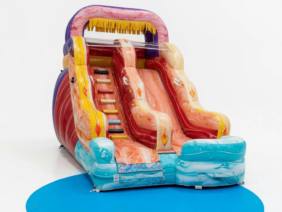 13ft Fire Marble Water Slide water slide rentals option for North Providence, RI
