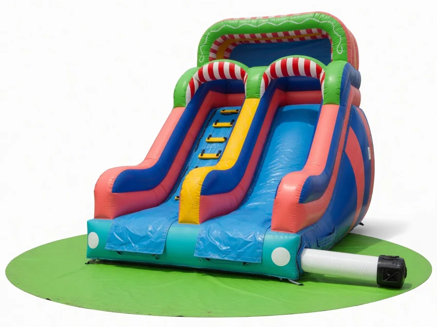 14ft Sunshine Splash Waterslide water slide rentals option for Westbrook, ME
