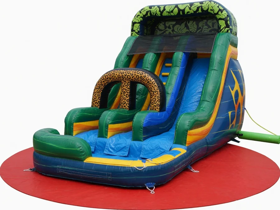 15' Tropical Splash Water Slide (Wet/Dry) water slide rentals option for Worcester, MA