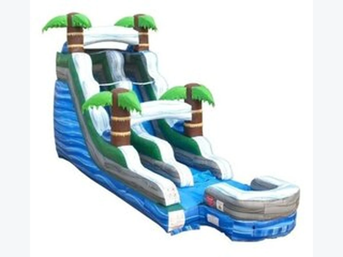16' Tropical Water Slide water slide rentals option for Charlotte, NC