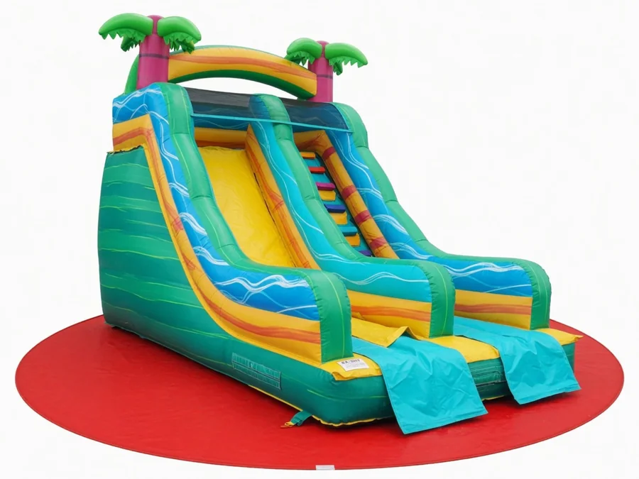 17' Big Kahuna Backyard Waterslide water slide rentals option for Cary, NC