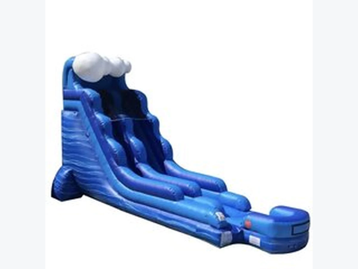 18ft Blue Wave WaterSlide water slide rentals option for Waterbury, CT