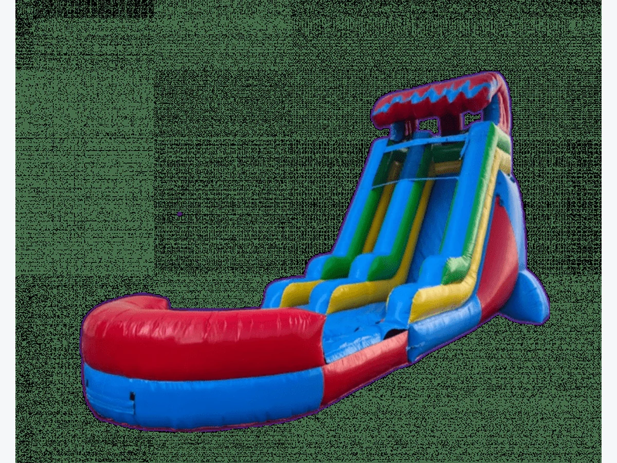 18ft Color Blast Waterslide water slide rentals option for Greenville, SC