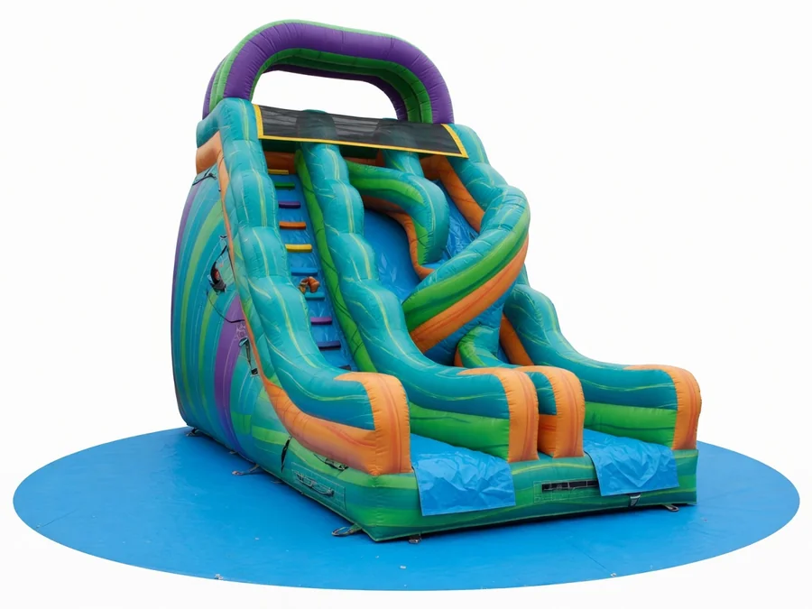 18ft Storm Water Slide water slide rentals rental option in Tallahassee, FL