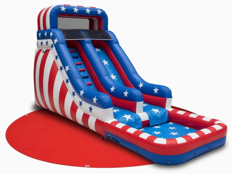 18ft Tiki Splash Water Slide water slide rentals rental option in North Providence, RI