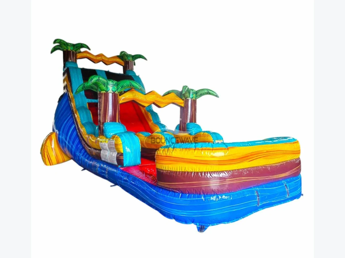 18ft Tropic Shock Water Slide water slide rentals option for Danbury, CT