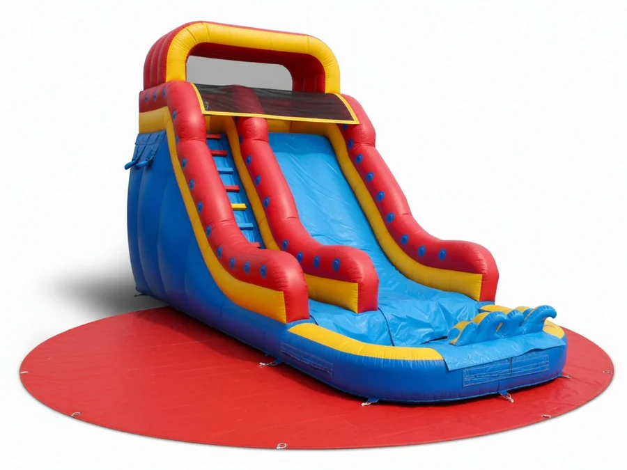 19' Red Rapids Water Slide water slide rentals option for Cary, NC