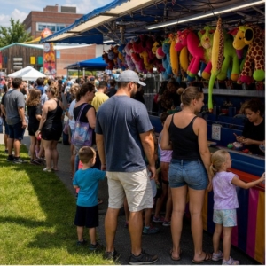 Lancaster festival rentals hero image showing Party Pros East Coast rentals in Lancaster PA