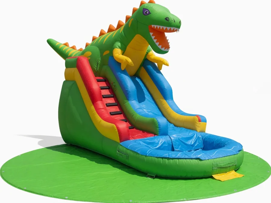 20 Ft T Rex waterslide water slide rentals rental option in Westbrook, ME